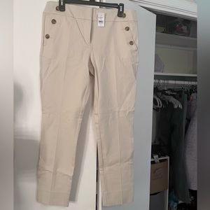 nWT Loft Skinny ankle khaki pants size 10